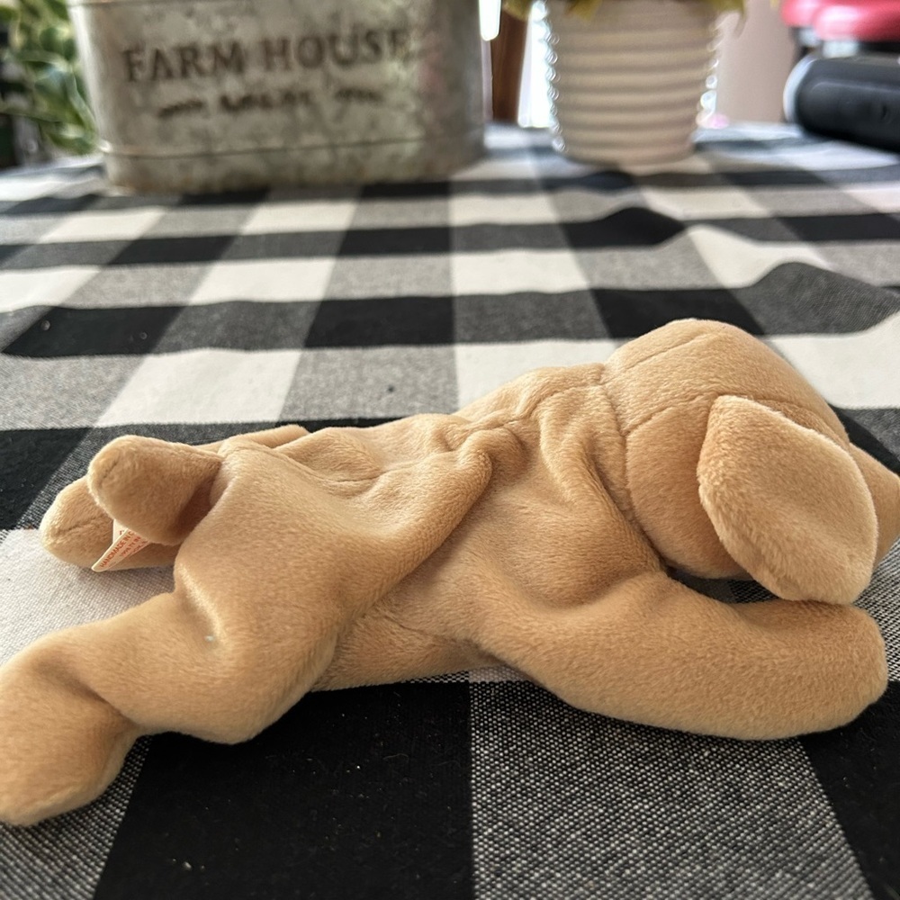 TY beanie babies fetch born 1997 brown puppy dog - Picture 5 of 13
